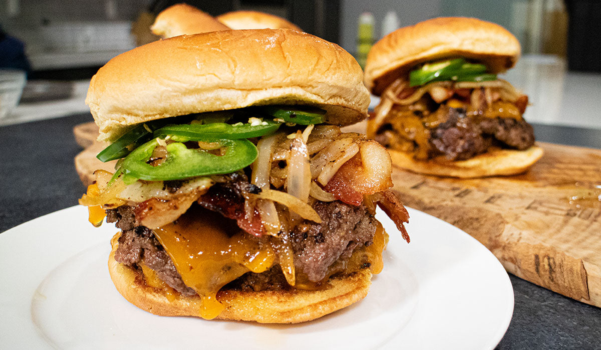 Smashed Cheeseburgers, Pit Boss Grills Beef Recipe