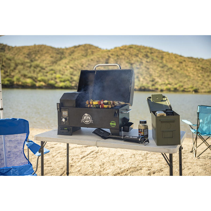 Pit Boss Sportsman Portable Wood Pellet Grill Review - Smoked BBQ Source