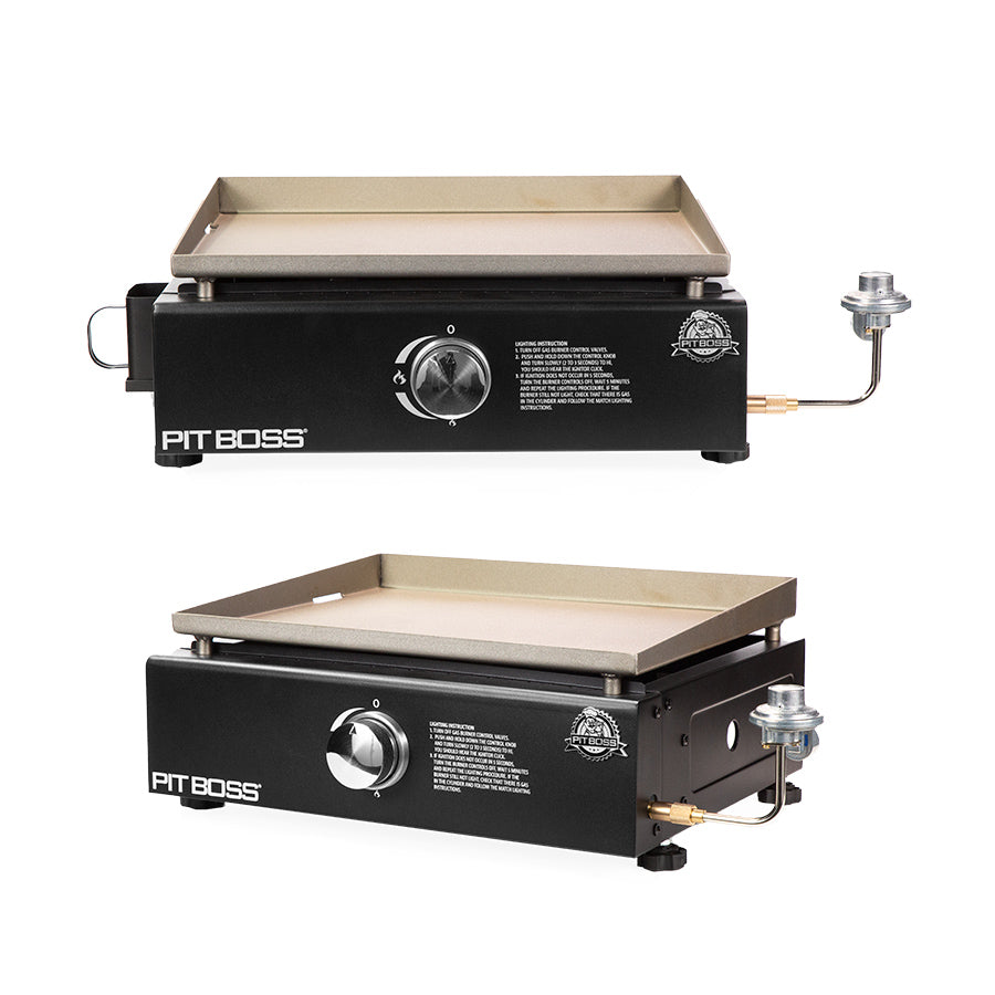 Pit Boss 1 Burner Portable Gas Griddle, Lightweight and portable Cast Iron  Griddle 