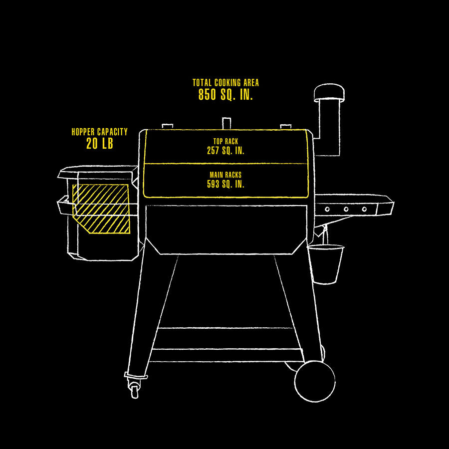 Dimensions of grill interior