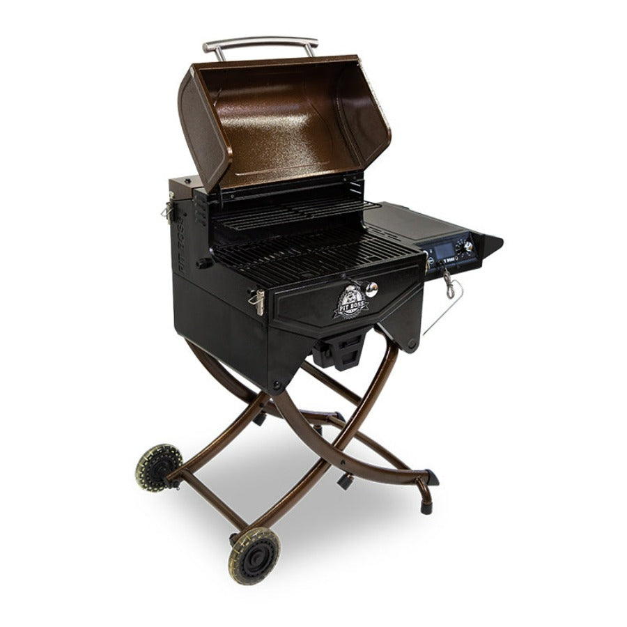 Pit Boss 260 Portable Electric Wood Pellet Smoker Grill & Cover 