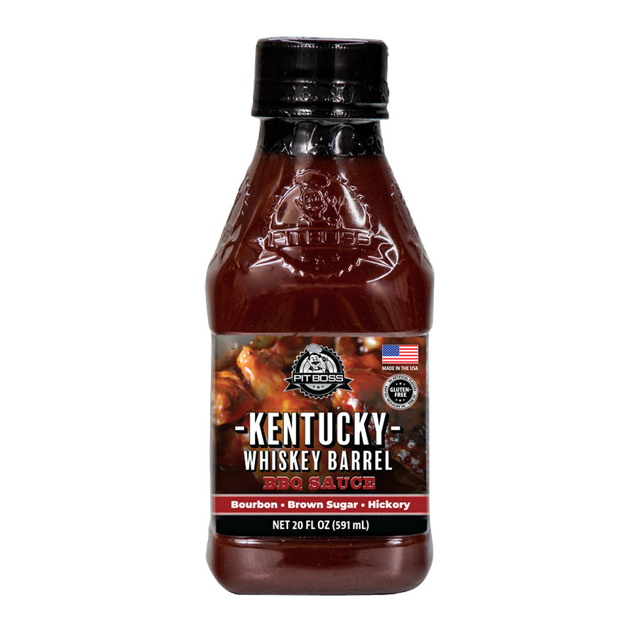 pit boss kentucky whiskey barrel bbq sauce bottle