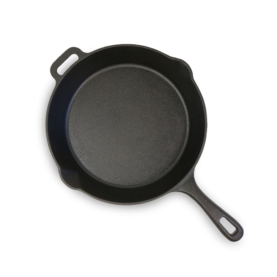 Pit Boss 14 Inch Cast Iron Deep Skillet with Lid Pre Seasoned Non Sti — The  Big BBQ Co.