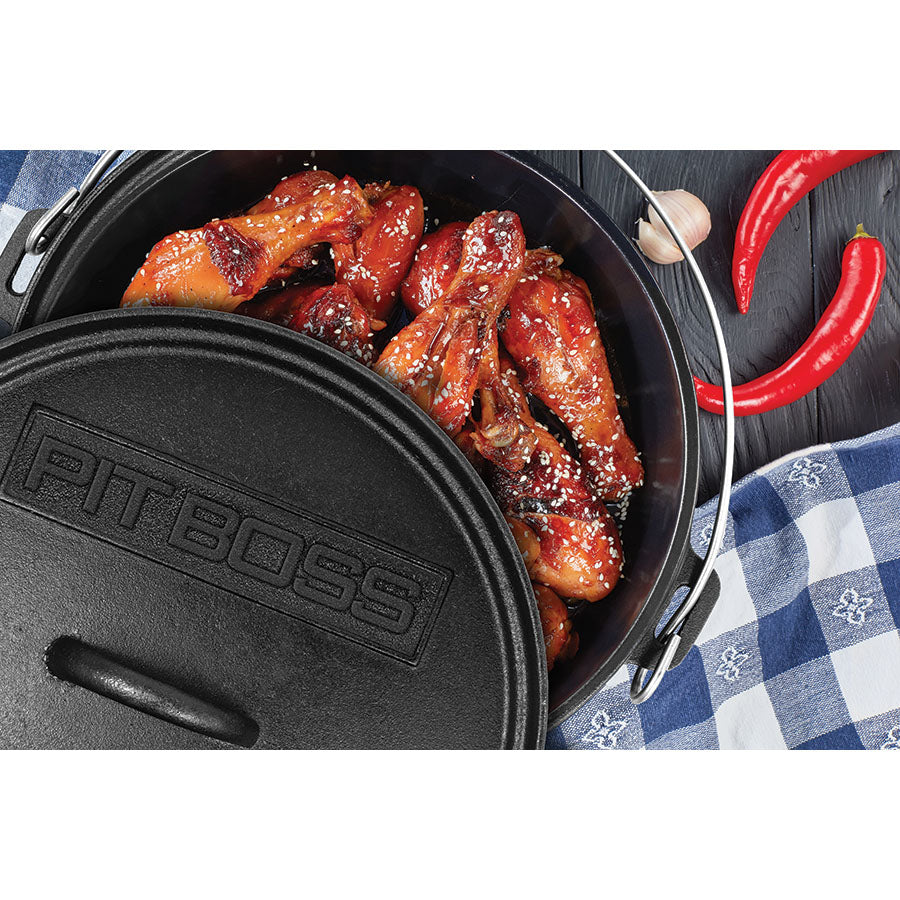 Pit Boss® 14in Cast Iron Deep Skillet with Lid