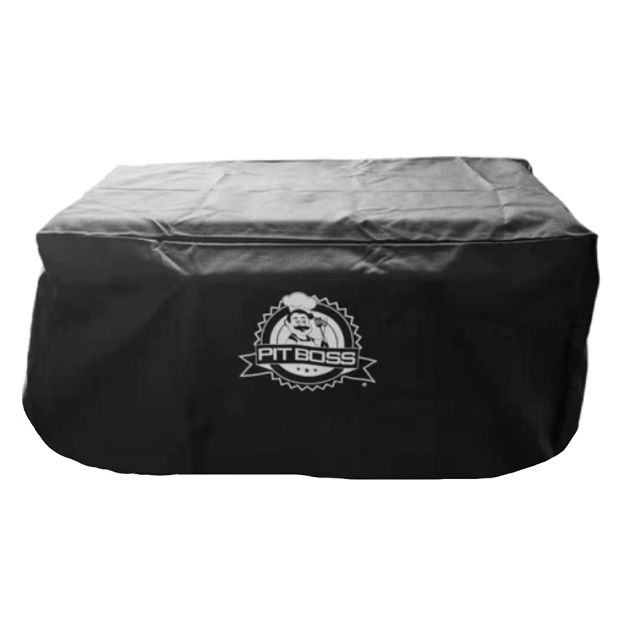 Griddle cover. All black with white Pit Boss logo